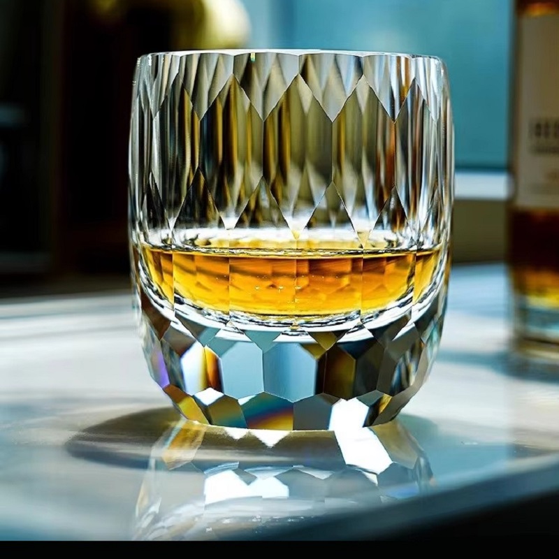 Whisky Beer And Wine - 일본 수제 조각 크리스탈 유리 위스키