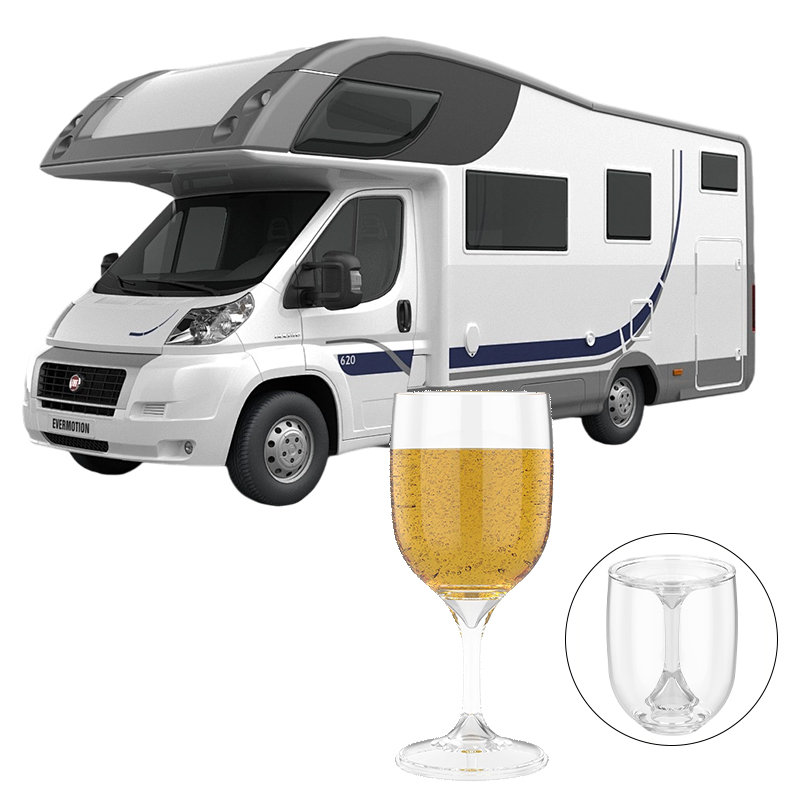 Wine & Beer Guayaquil - RV 휴대용 와인잔 접이식 깨지지 않는