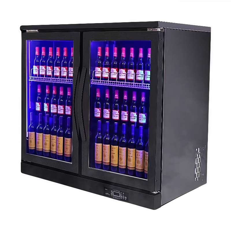 Wine Beer Dual Zone - 컴팩트 에어 쿨링 미니 음료 디스플레이