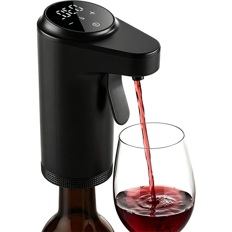 Wine Aerator Pour - T21C 전기 와인 디스펜서(에어레이터 포함), 1-999ML