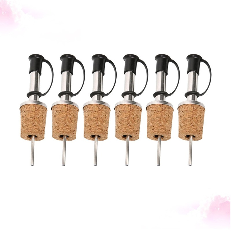 Wine Aerator Pour - 스테인레스 스틸 와인 푸어러, 코르크 디자인,