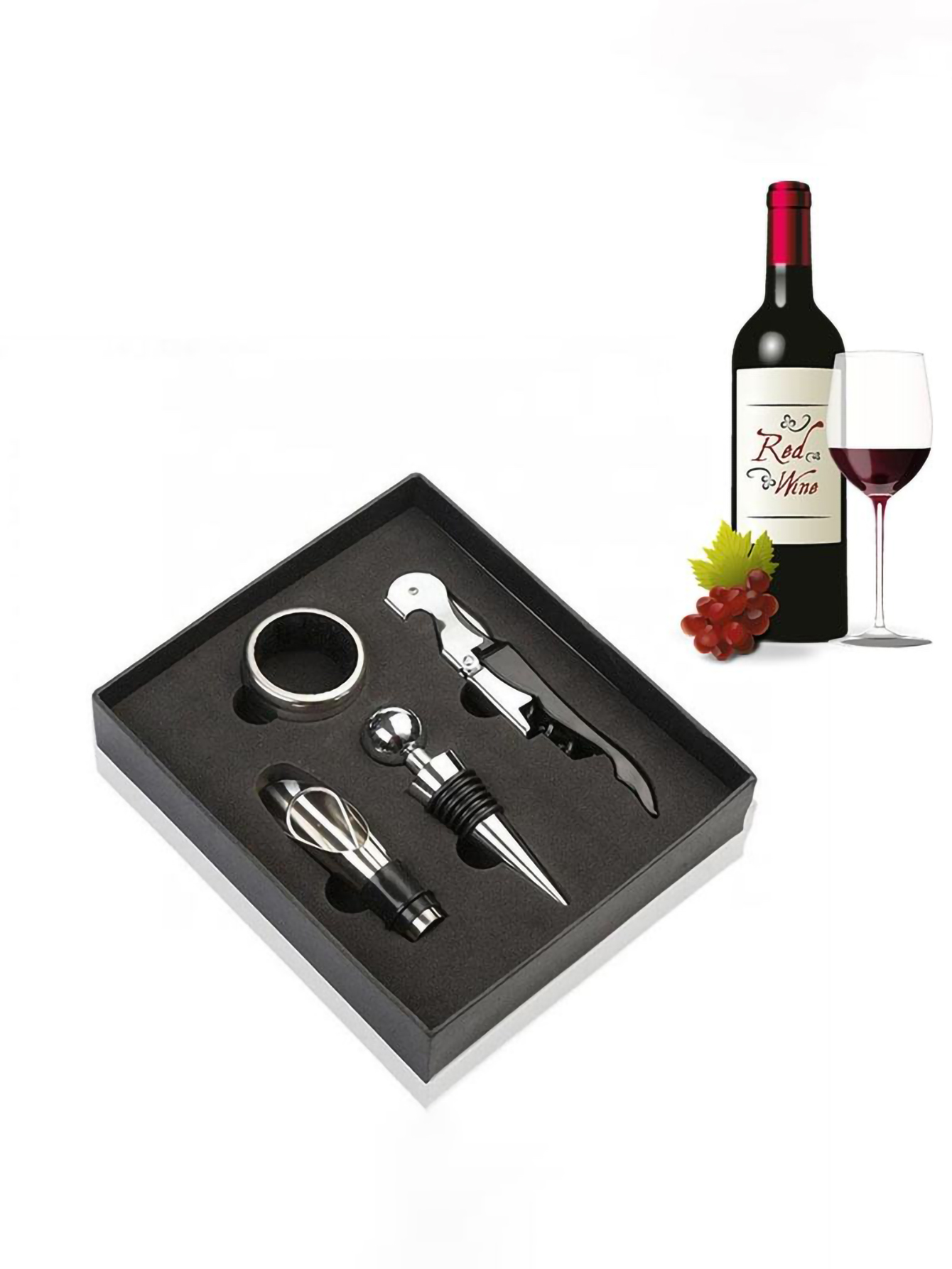 와인 통풍기 푸어러 세트, 압력 병따개, 푸어 스파우트 - Wine Aerator Pour 리뷰 및 가격