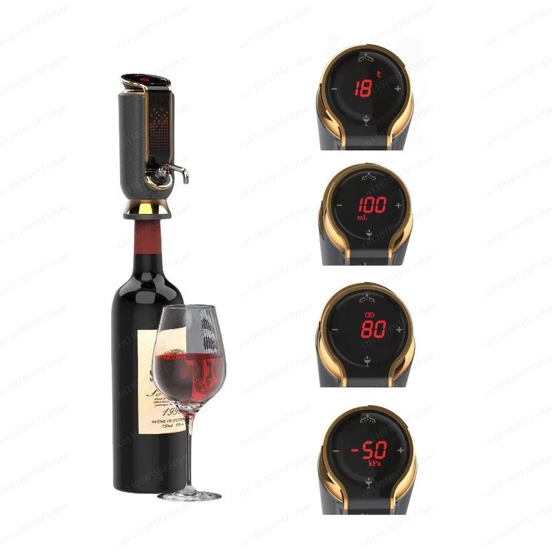 LED 화면이 있는 자동 전기 주류 디스펜서, 정량 주 - Wine Aerator Pour 리뷰 및 가격