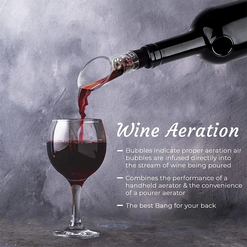 와인 에어레이터 바 액세서리, 아크릴 병, 스토퍼 디캔 - Wine Aerator Pour 리뷰 및 가격