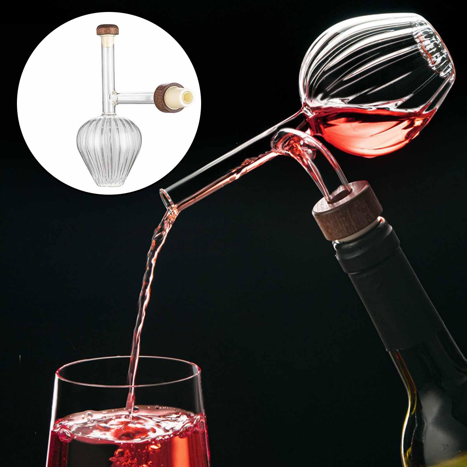 빠르게 따를 수 있는 휴대용 와인 디캔터, 투명 유리  - Wine Aerator Pour 리뷰 및 가격