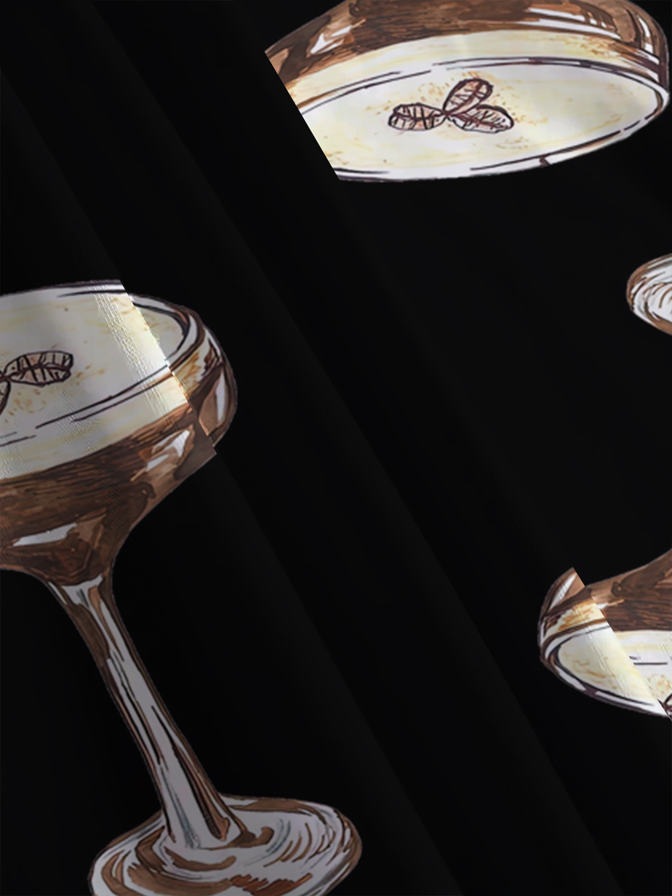 여성용 긴팔 티셔츠, 칵테일 와인잔 프린트, 가을 패션 - Wine & Beer Guayaquil 리뷰 및 가격