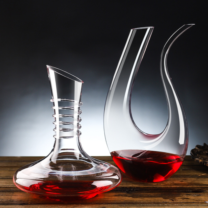 크리스탈 유리 와인 디캔터 고급 레드 와인 카라페 에어 - Wine Aerator Pour 리뷰 및 가격